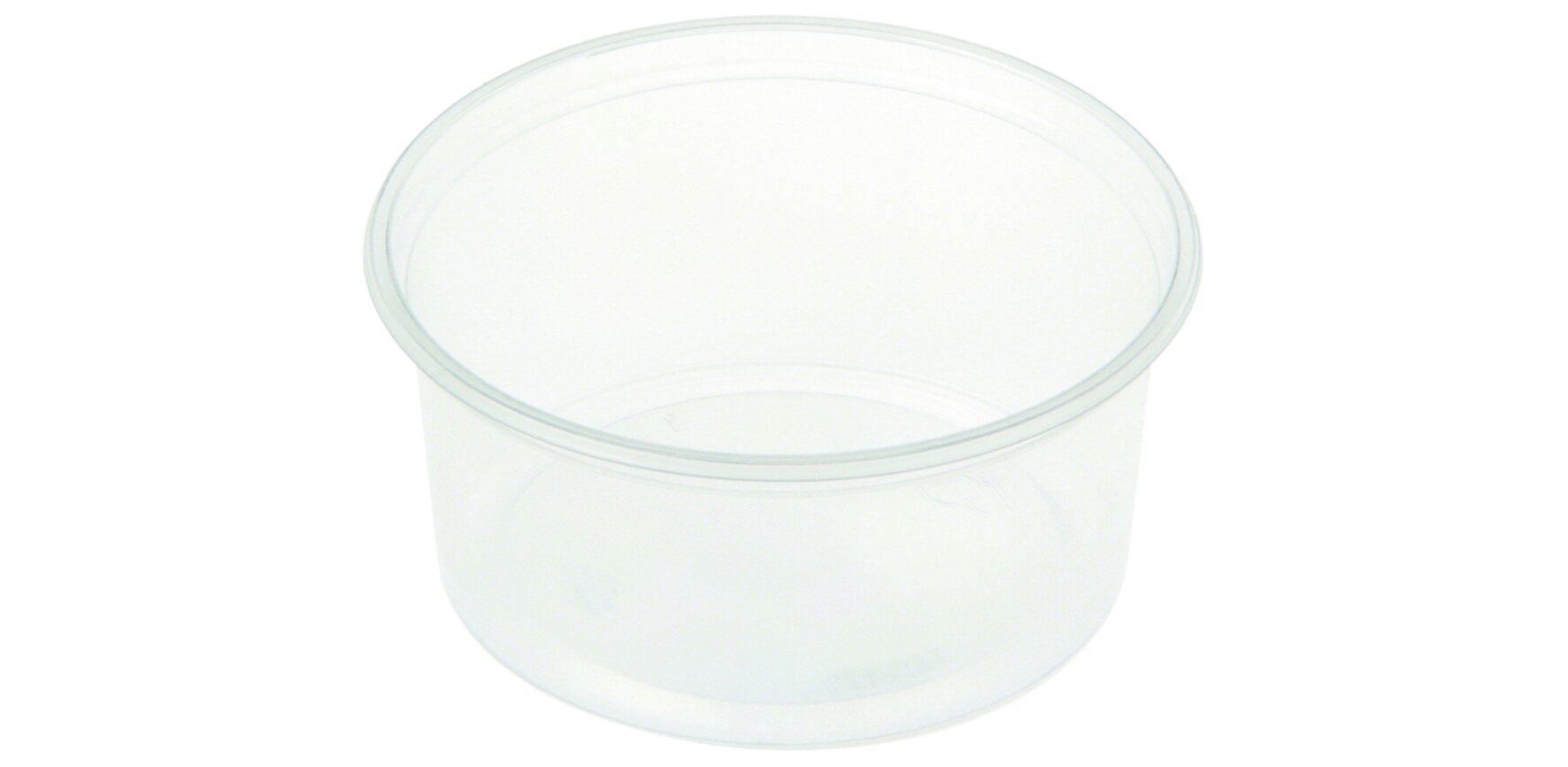 Becher PP, transparent, rund, 200 ml