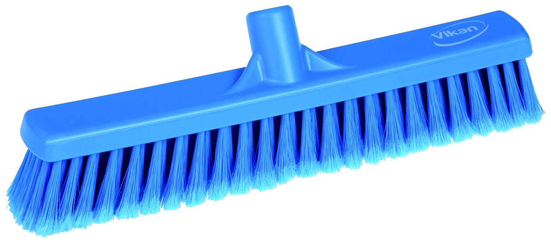 Besen Vikan PP, blau, weich, 41 cm