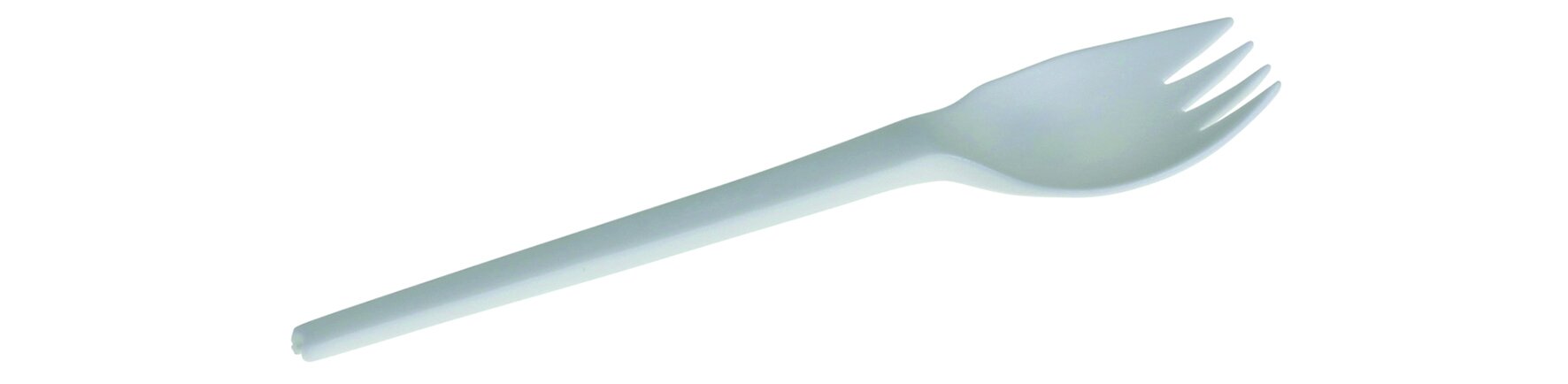 Spork naturesse reusable CPLA, weiss, 12.4 cm