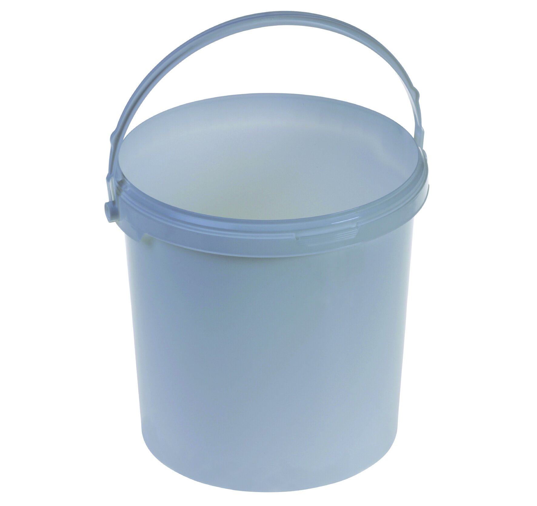 Eimer PP 10.7l weiss Ø270x264mm, Erstöffnungsgar.