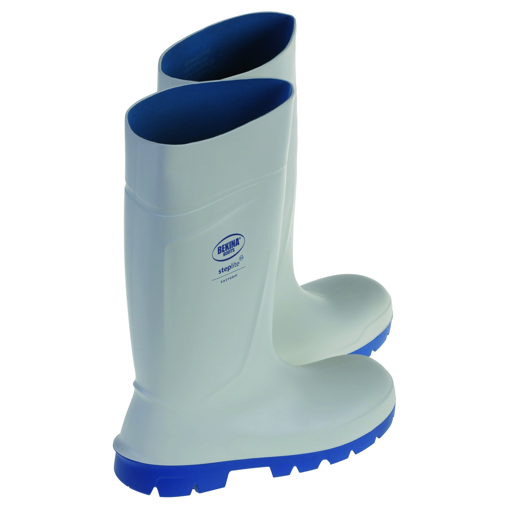 Stiefel Bekina PU, Grösse 39 weiss, mit Stahlkappe