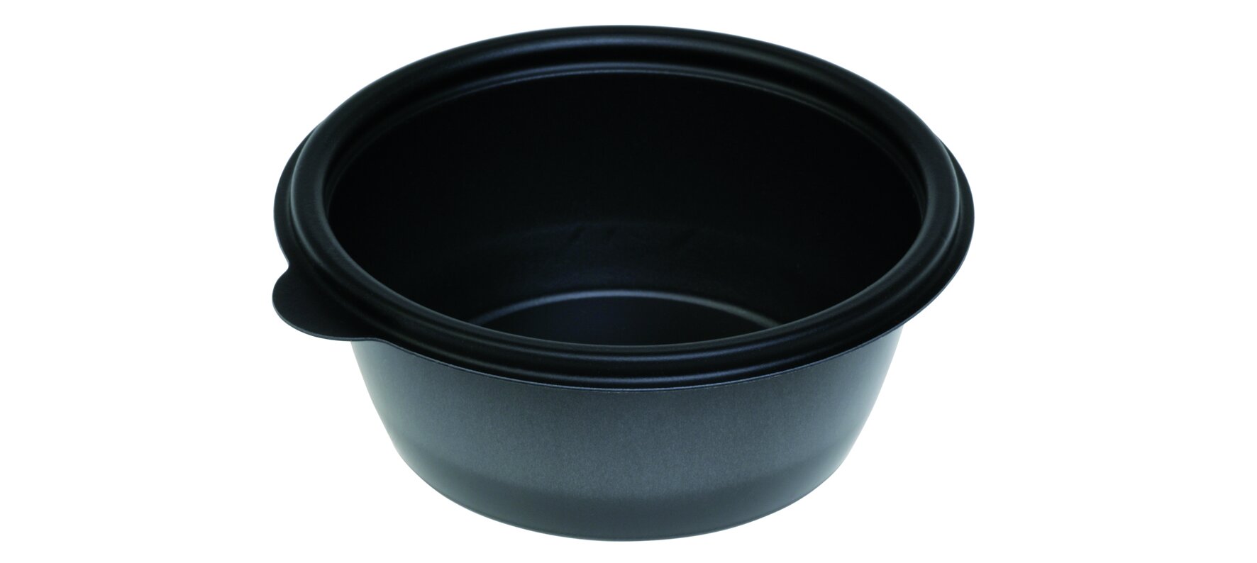 Schale PP, schwarz, rund, 375 ml