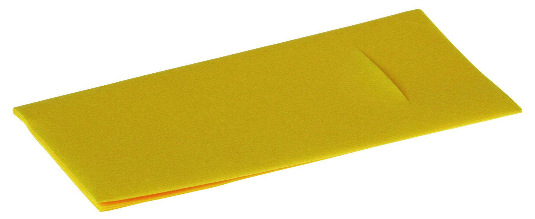 Beutelservietten suplesse Airlaid, gelb, 1/8 Falz, 40 x 40 cm