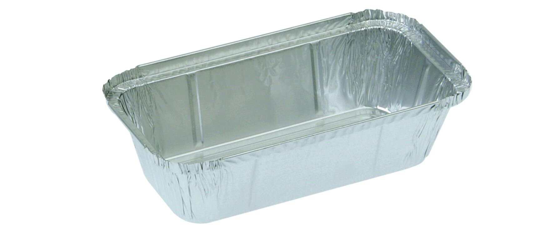 Schale Aluminium, rechteckig, 670 ml