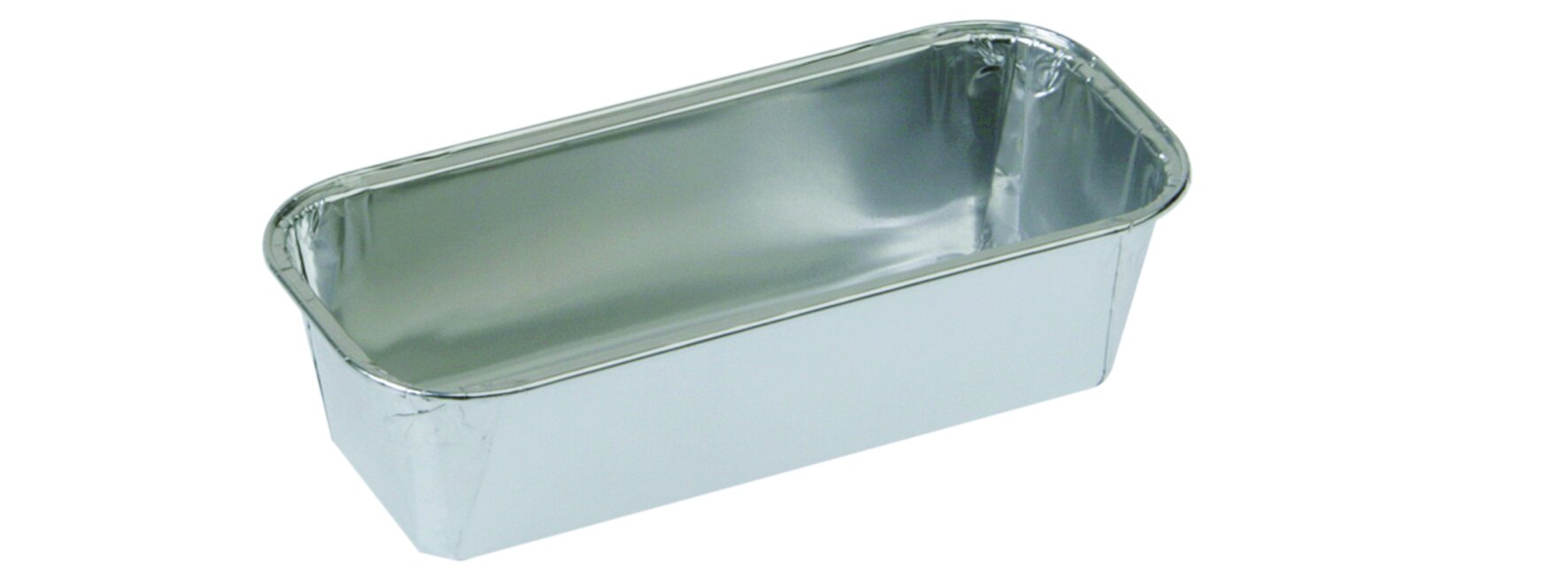 Schale Aluminium, rechteckig, 540 ml