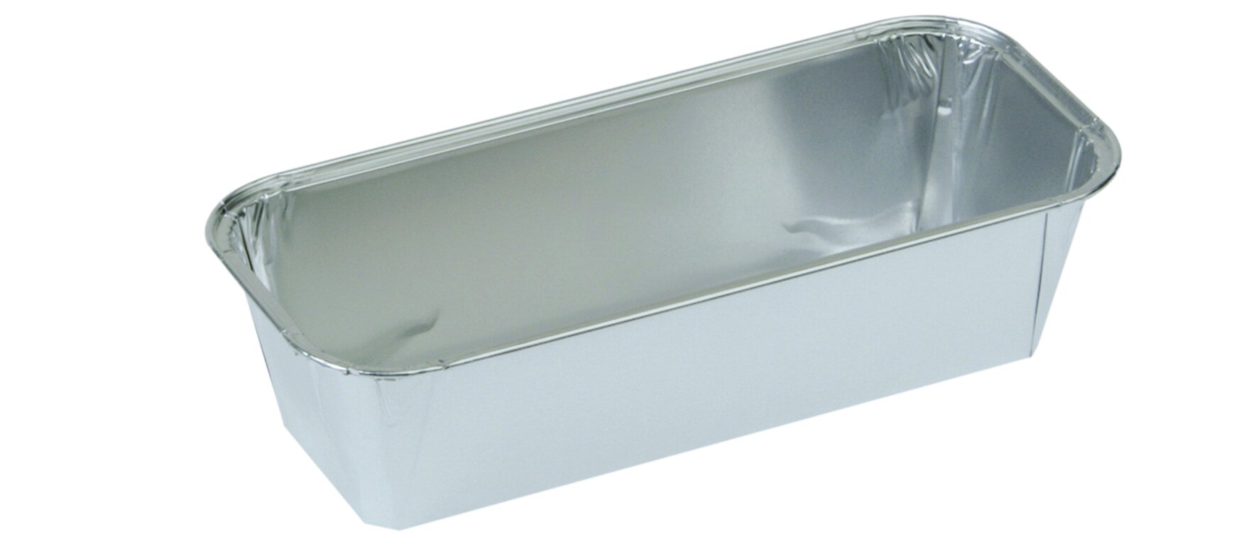 Schale Aluminium, rechteckig, 870 ml