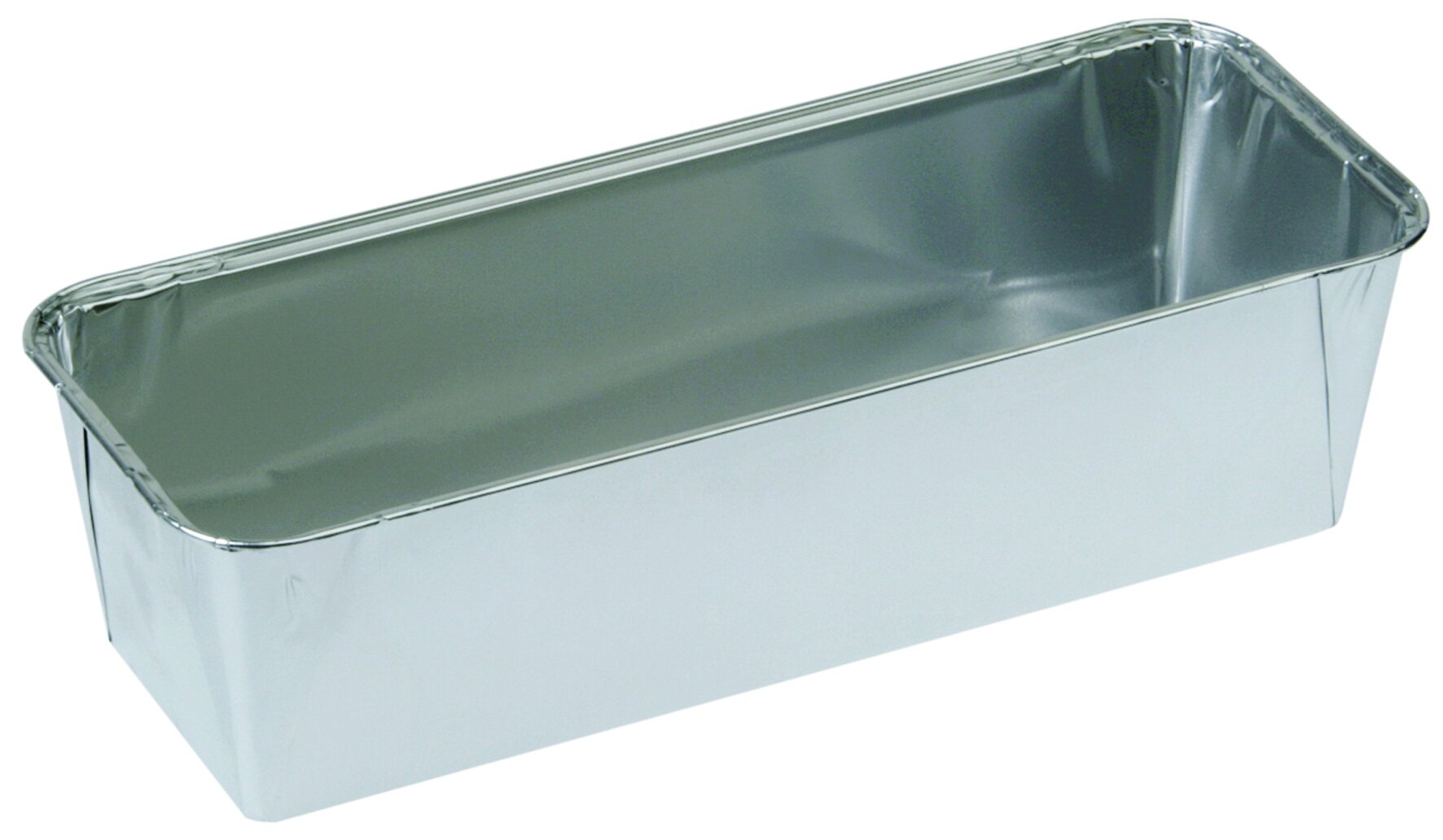 Schale Aluminium, rechteckig, 1090 ml