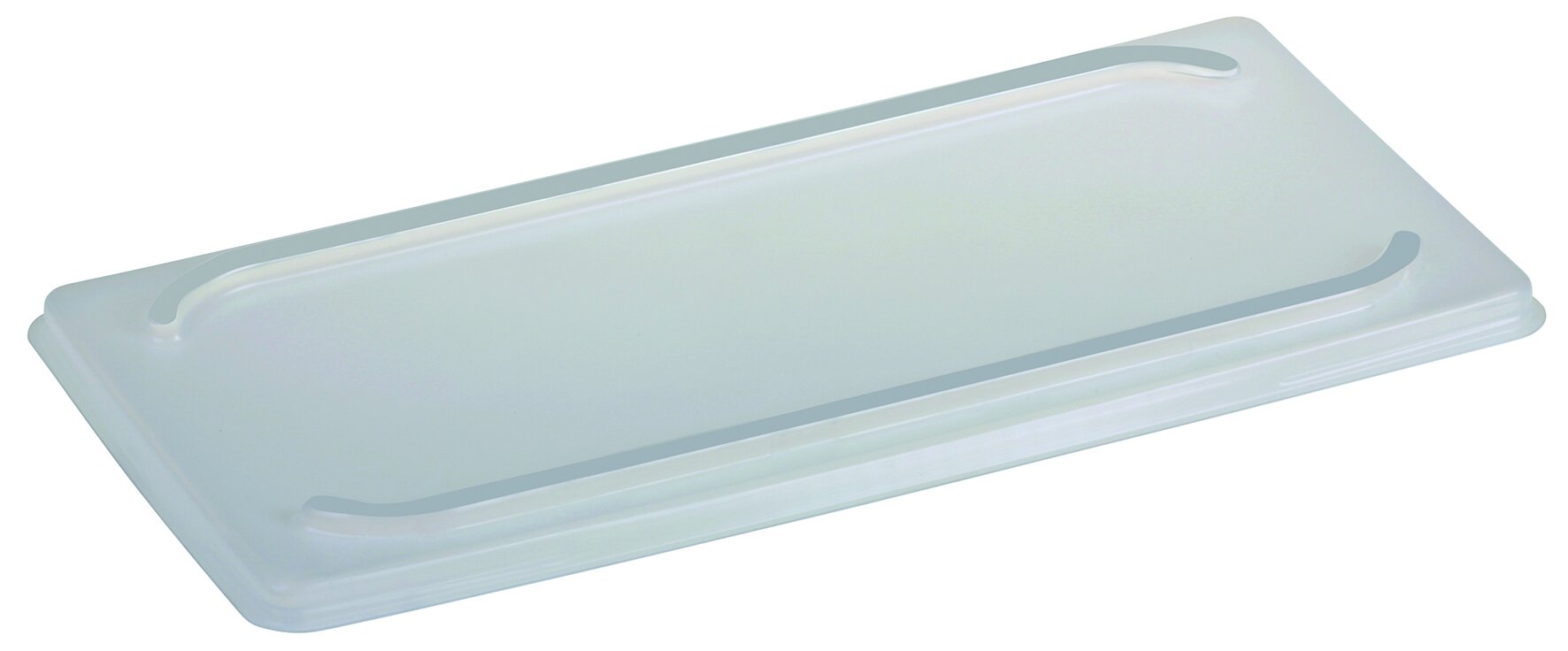 Deckel PS weiss 165x360mm, stapelbar