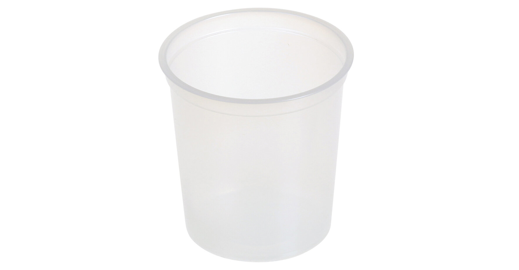 Joghurtbecher transparent Stapelrand aussen, 180g, Ø73mm