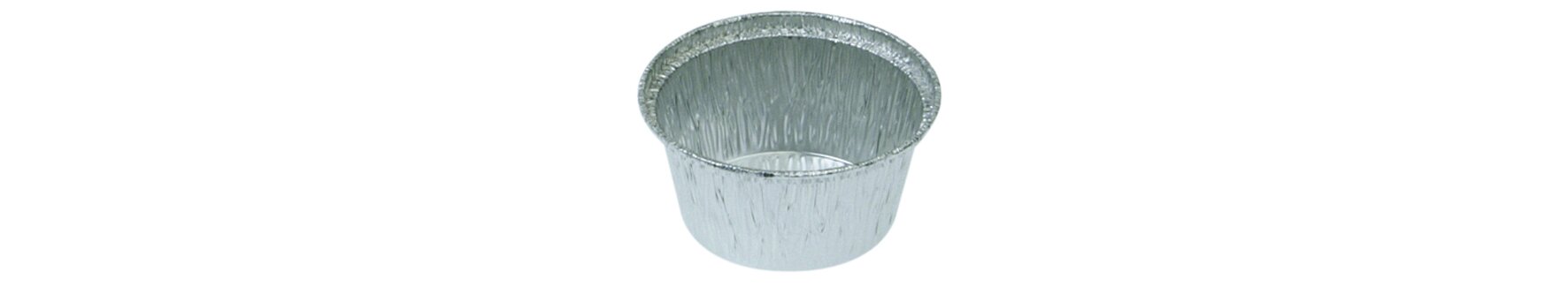 Schale Aluminium, rund, 106 ml