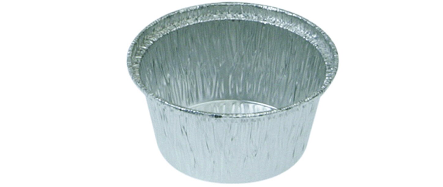 Schale Aluminium, rund, 106 ml
