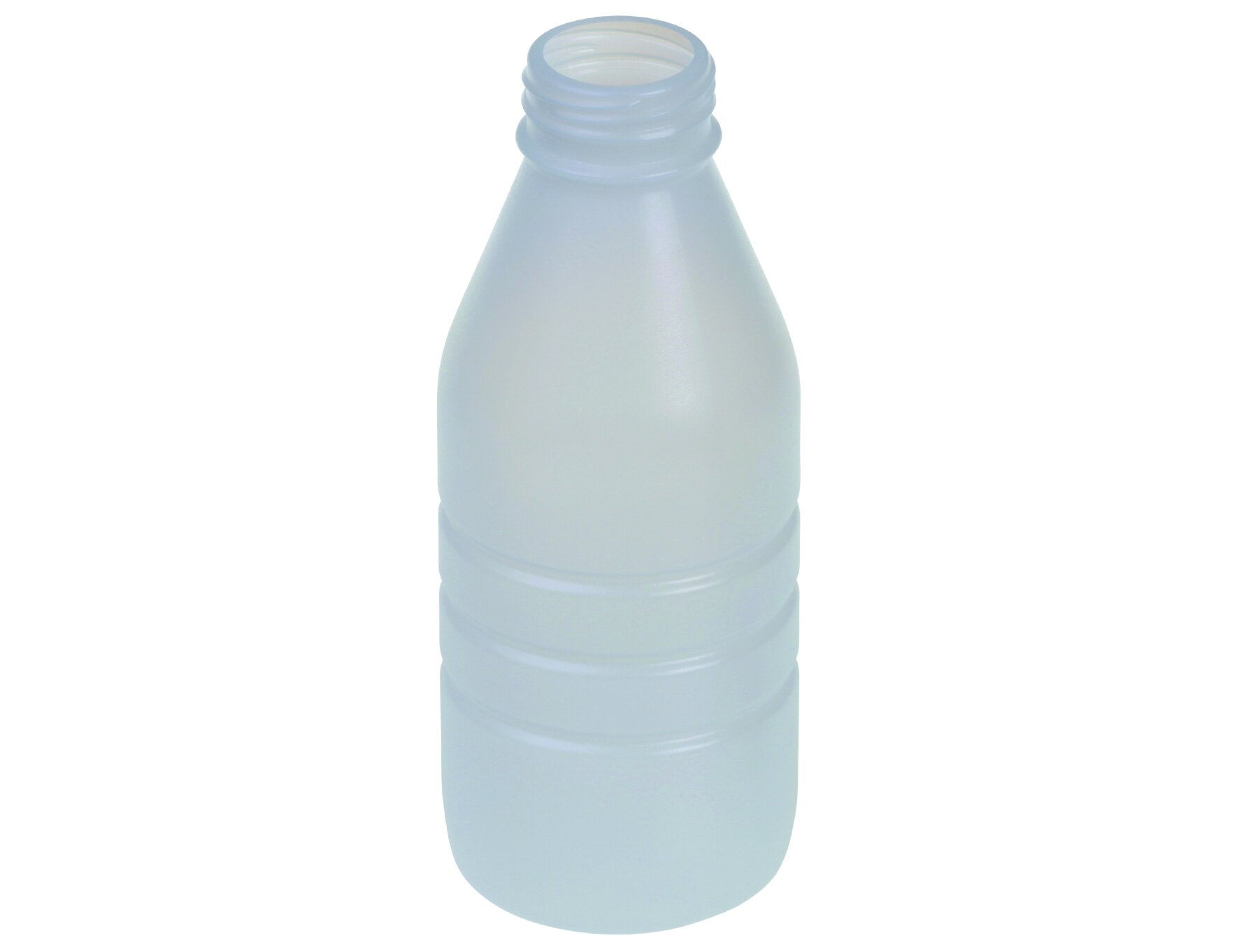 Milchflasche HDPE 500ml transparent, Ø38/73x181mm