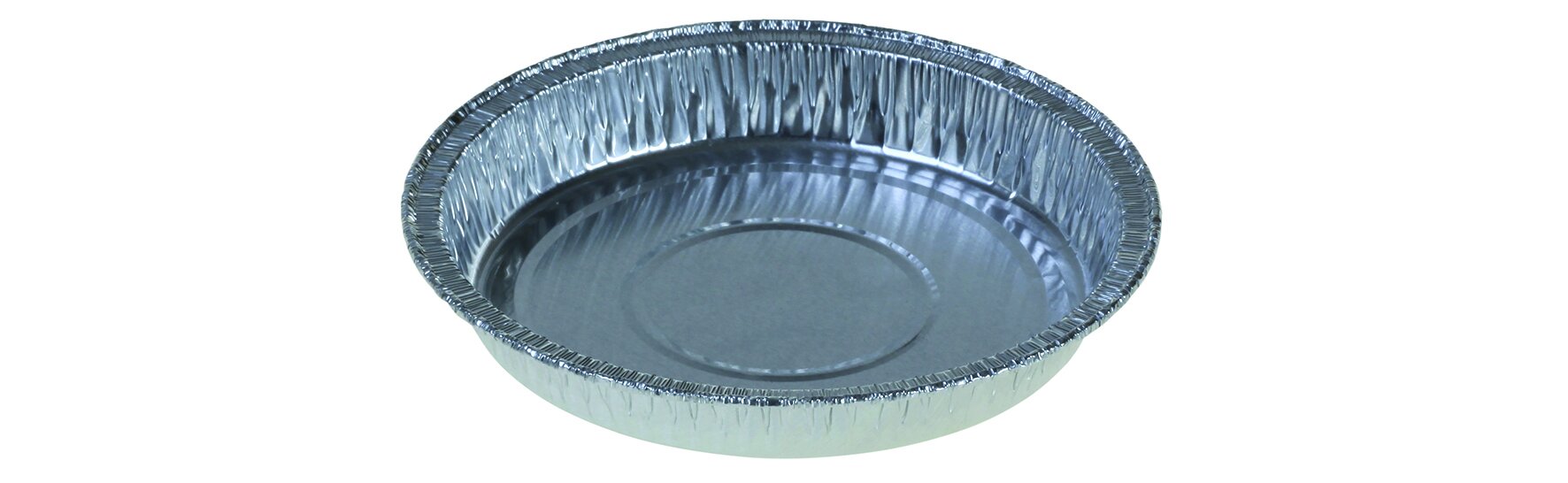 Backform Aluminium, rund, 210 ml
