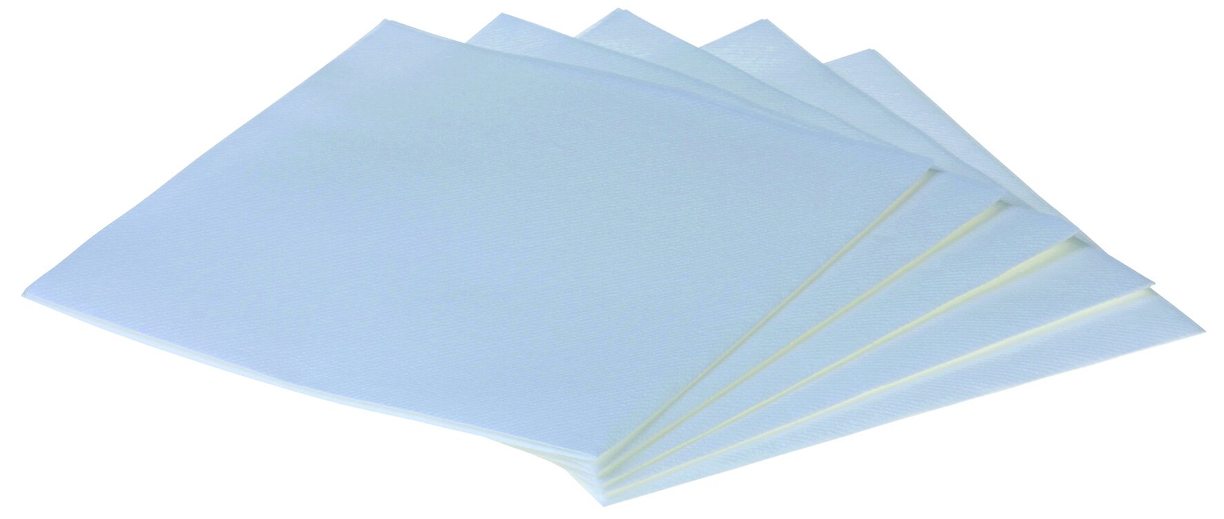 Serviette suplesse Airlaid, weiss, 1-lagig, 1/4-Falz, 40 x 40 cm,