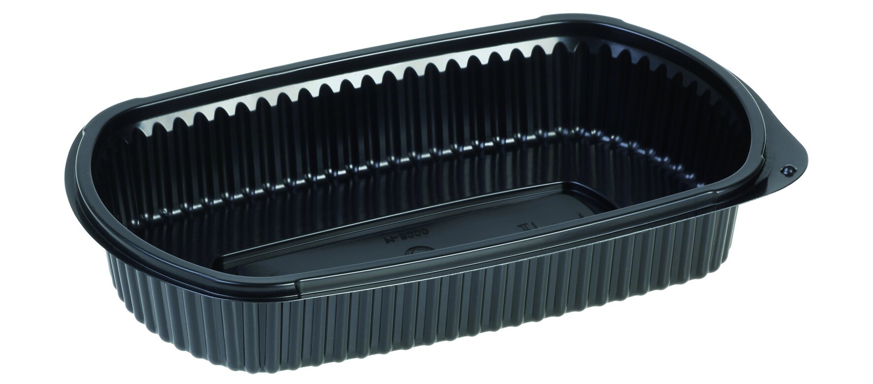 Menüschale PP 770ml schwarz 235x148x43mm