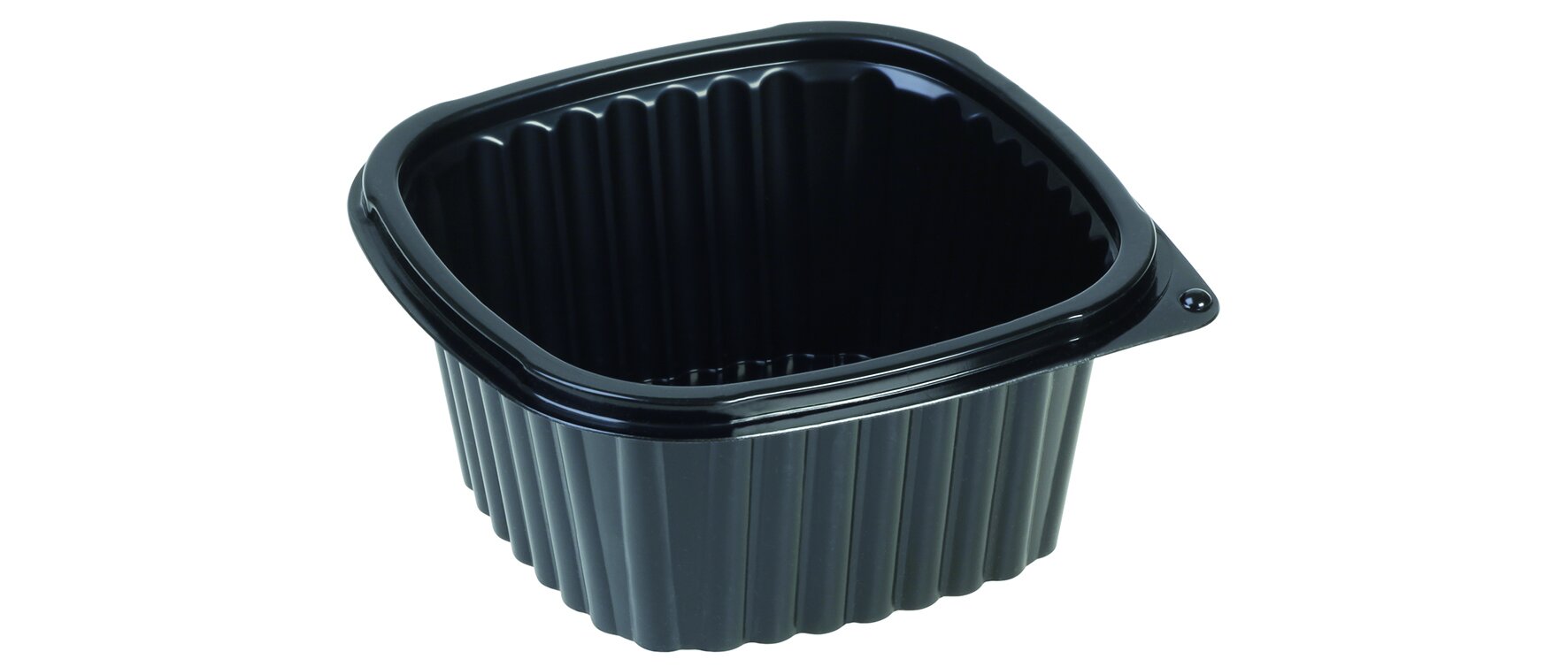 Menüschale PP 560ml schwarz 136x136x60mm