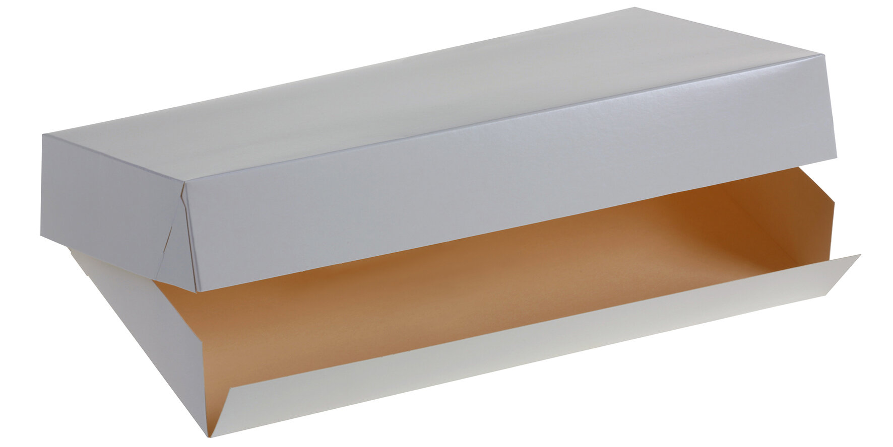 Häppchenschachtel suplesse Karton, weiss 31 x 21 cm