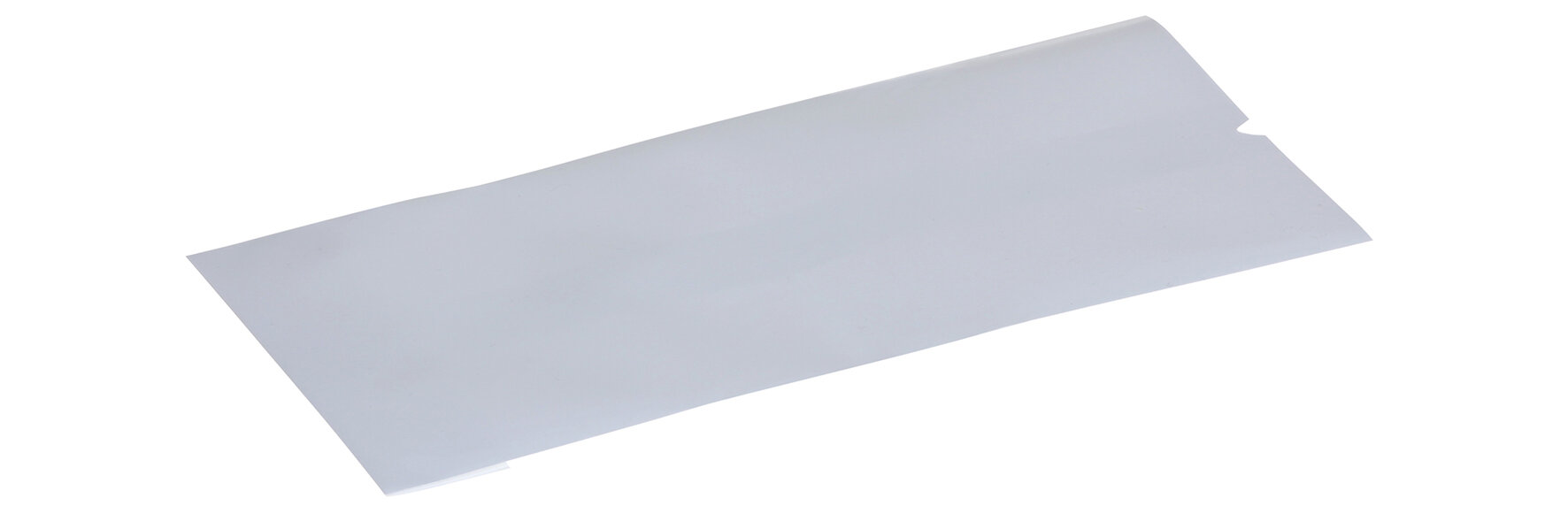 Glacebeutel OPP weiss 52my, 90x200mm