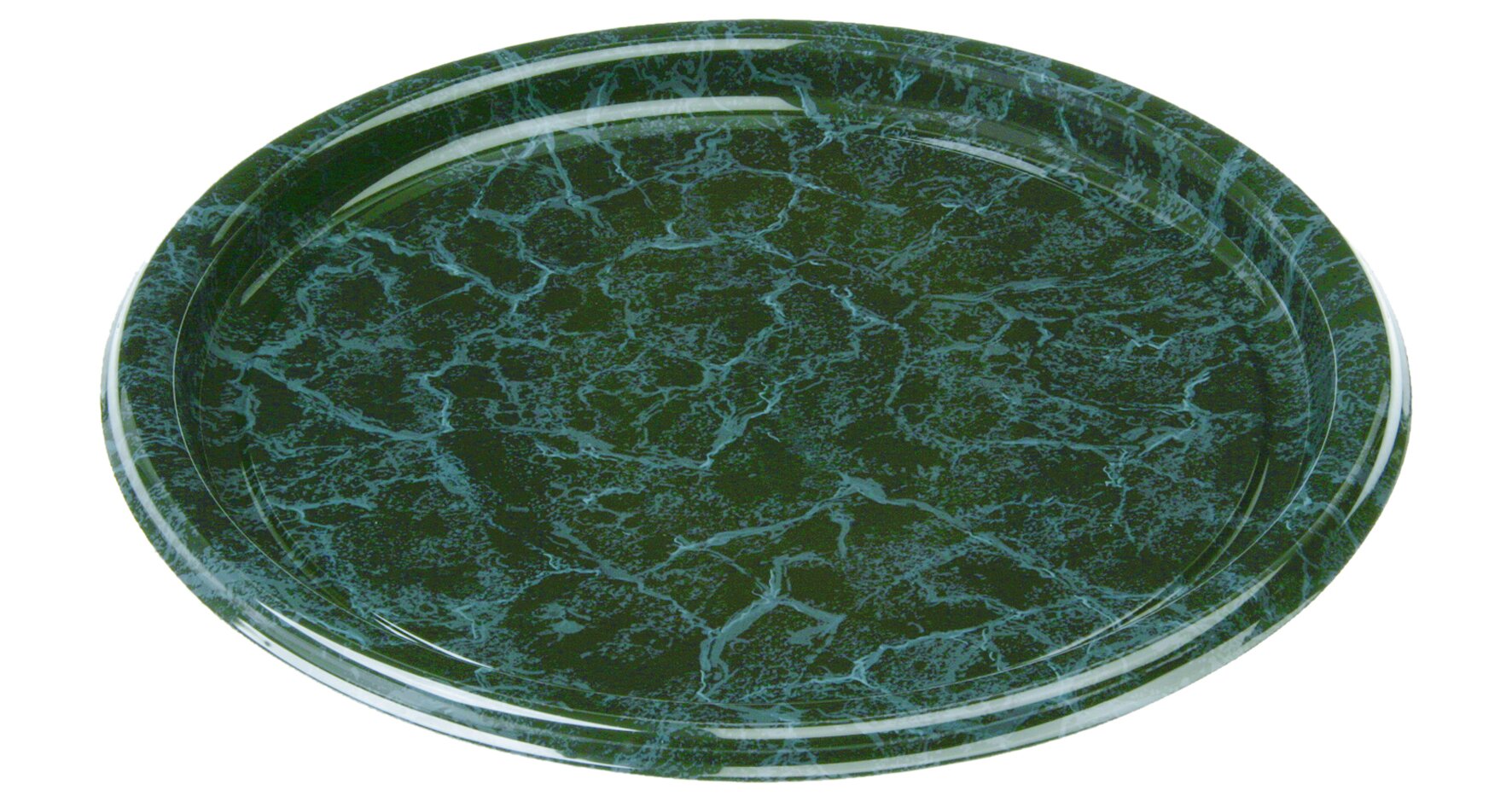 Dekorplatte PET, marmor, rund, Ø 40 cm