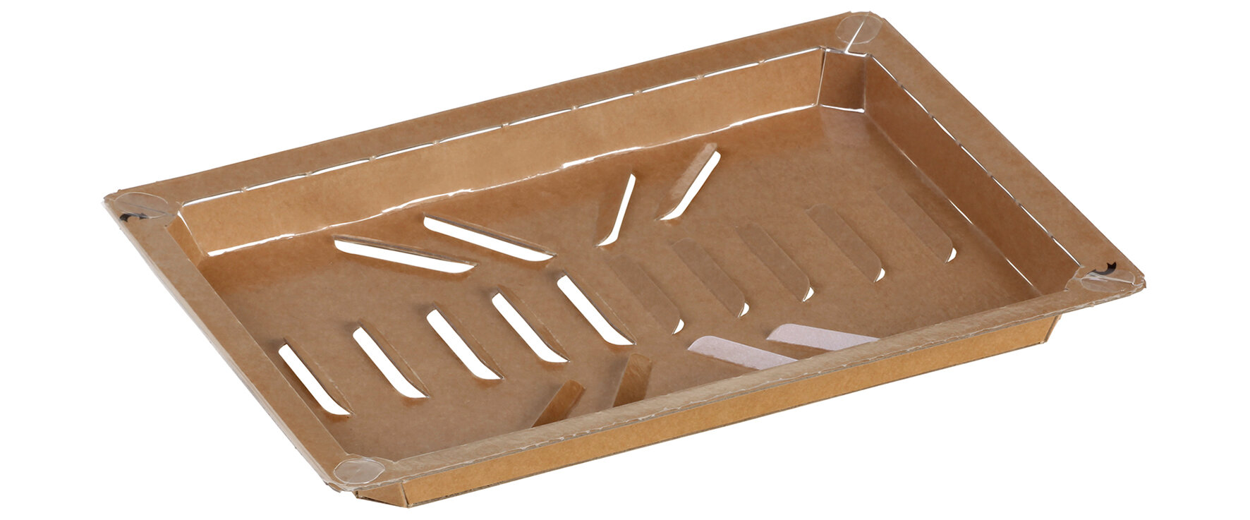 Schale mit Barriere Lamination suplesse Karton/PE, braun 300 ml
