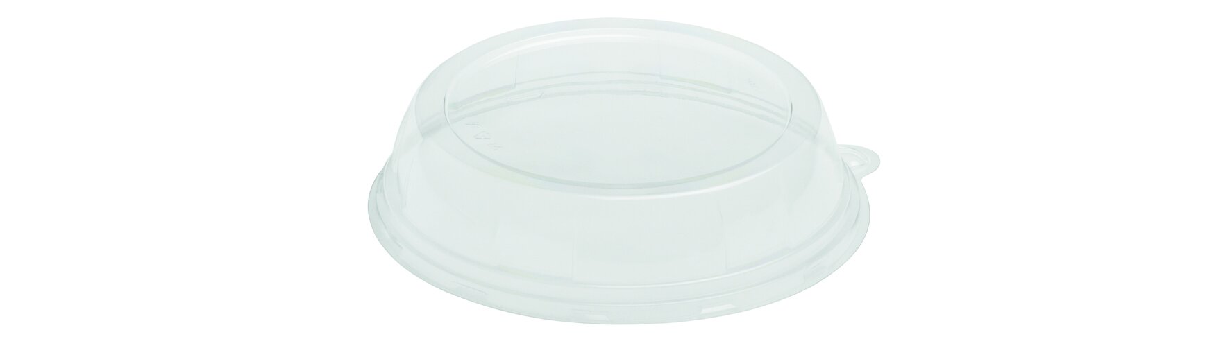 Domdeckel suplesse rPET, transparent, Ø 26 cm