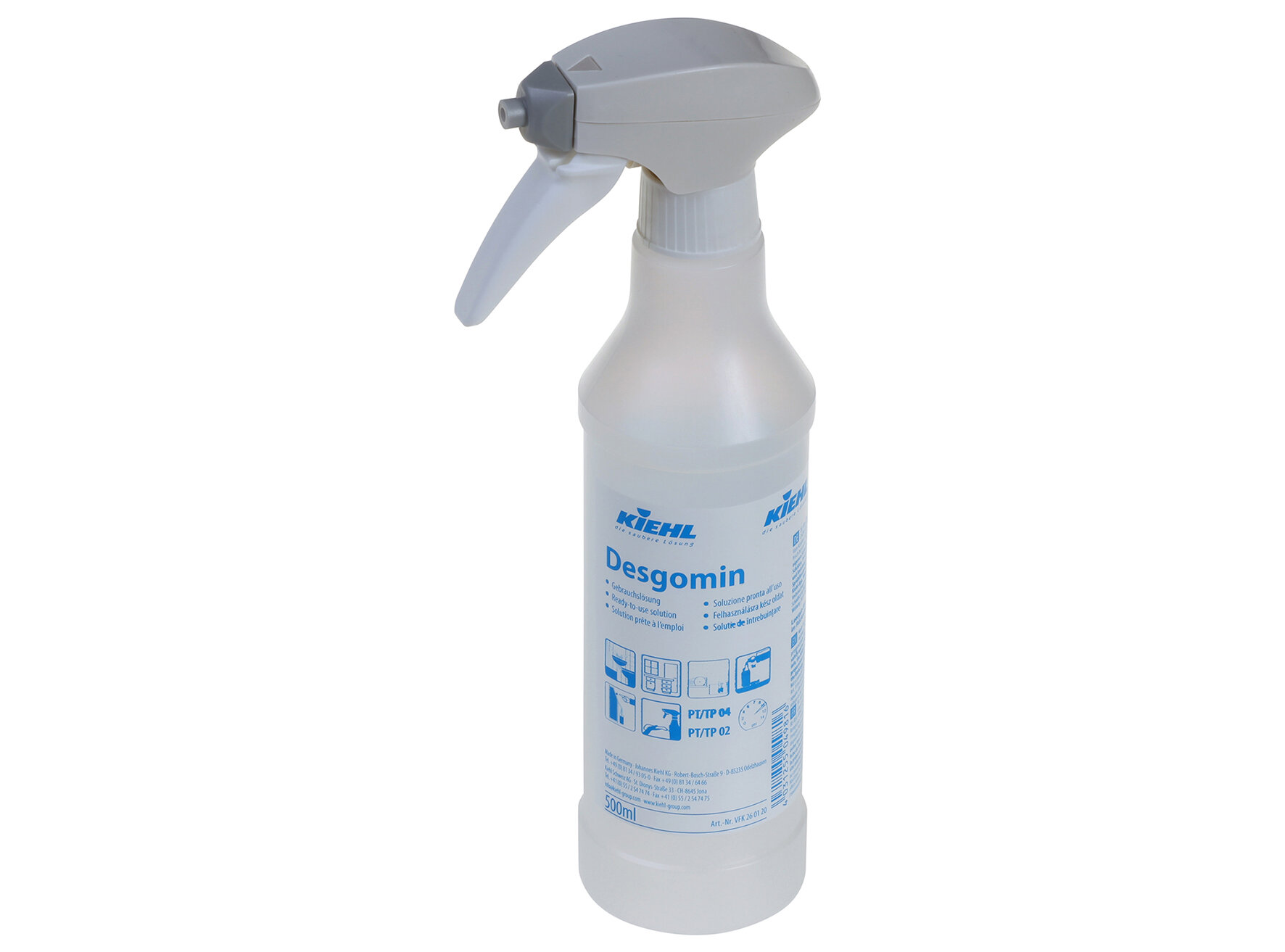 Sprühflasche nachfüllbar Kunststoff, 500 ml