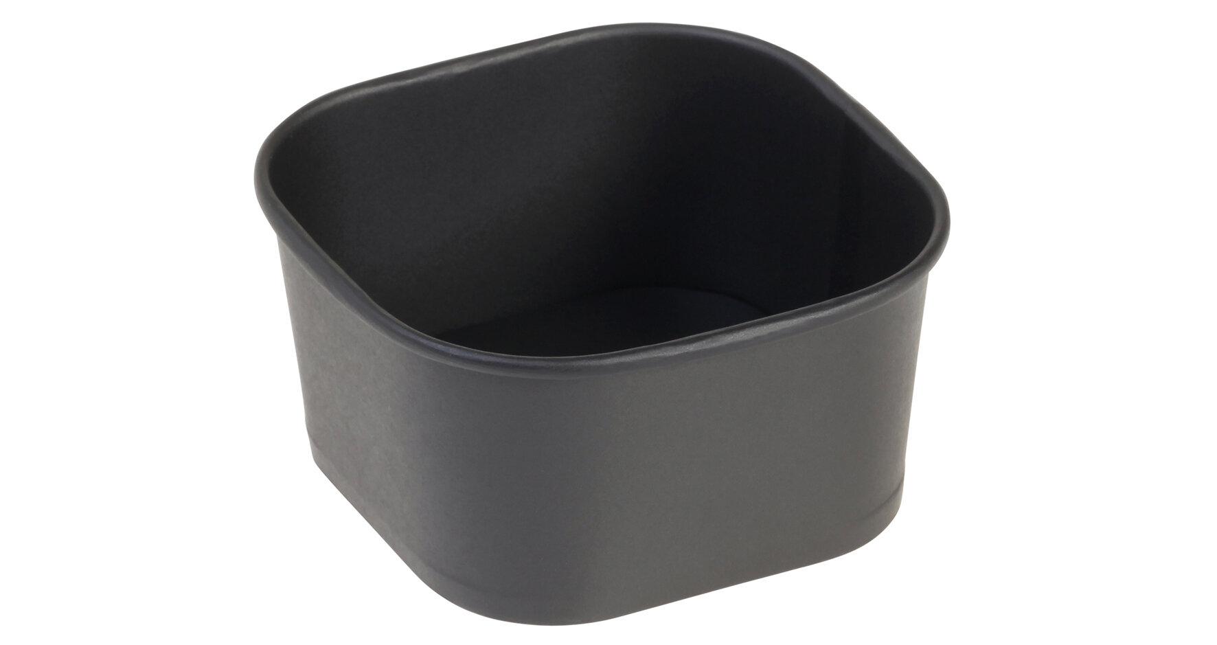 Schale Karton/PE 450ml schwarz, 115x115x60mm