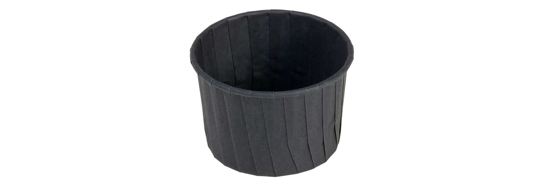 Saucenbecher suplesse Papier, schwarz, Ø 6.3 cm, 90 ml