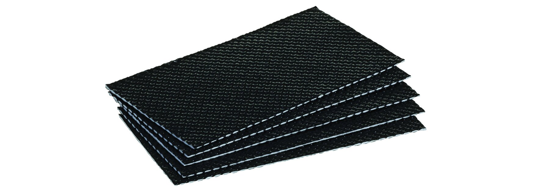 Zellstoff-Einlage suplesse Zellstoff/PE, schwarz, MP-2500, 8 x 15 cm