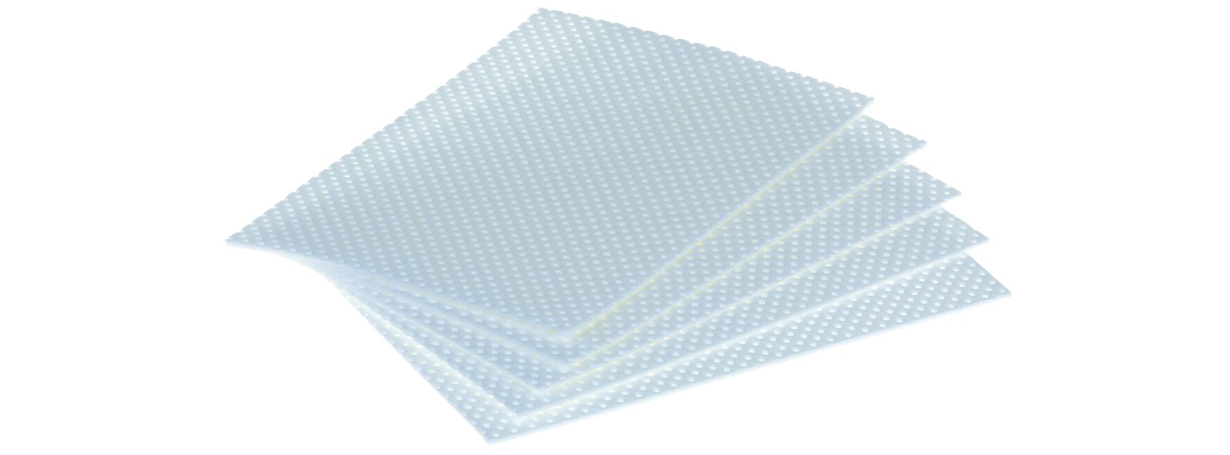 Zellstoff-Einlage suplesse Zellstoff/PE, weiss, MP-2500, 10 x 14 cm