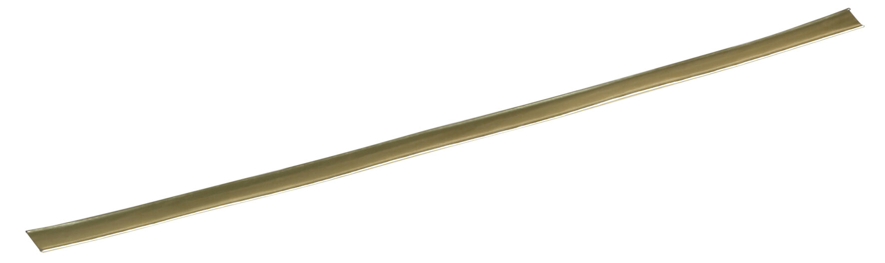 Clipbandverschluss Papier, gold, 18 x 0.8 cm