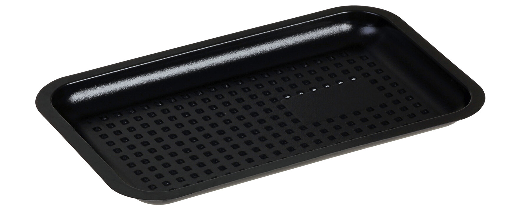 Schale mit Barriere PET/PE, schwarz, 23 x 14.5 x 1.5 cm