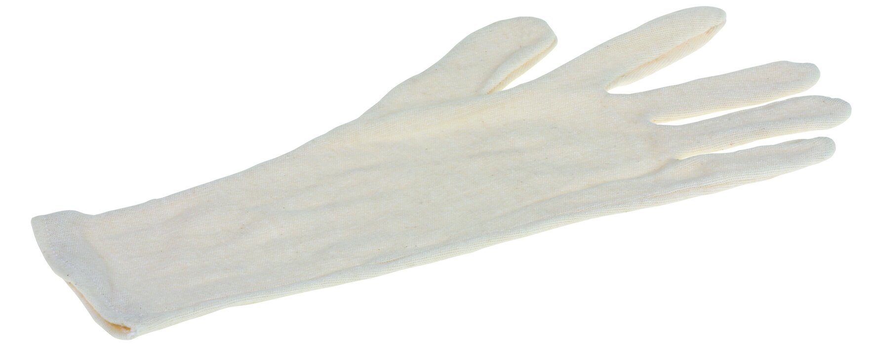 Handschuhe Baumwolle, weiss, L, extra lang