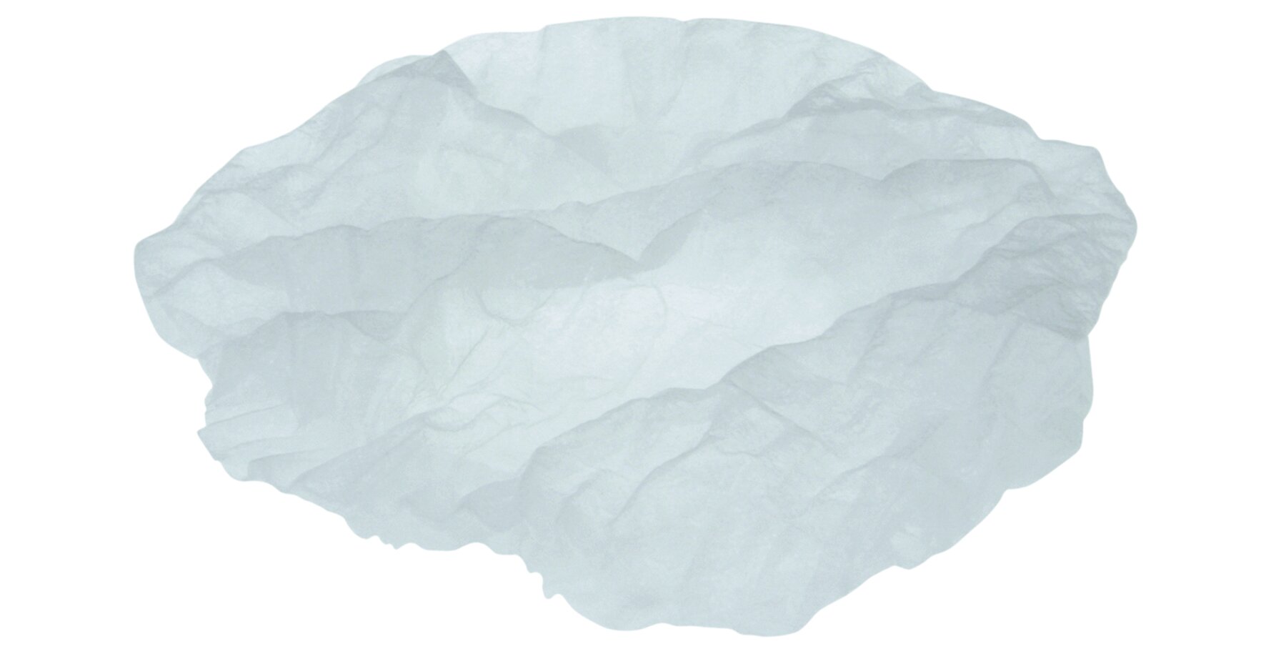 Einweghaube Vlies, weiss, Ø 50 cm