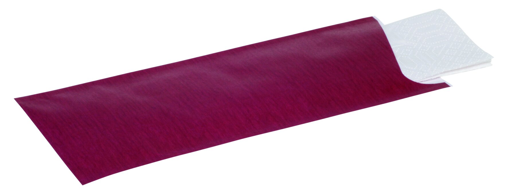Bestecktasche suplesse Fit Papier, bordeaux, 2-lagig, 8.5 x 19 cm