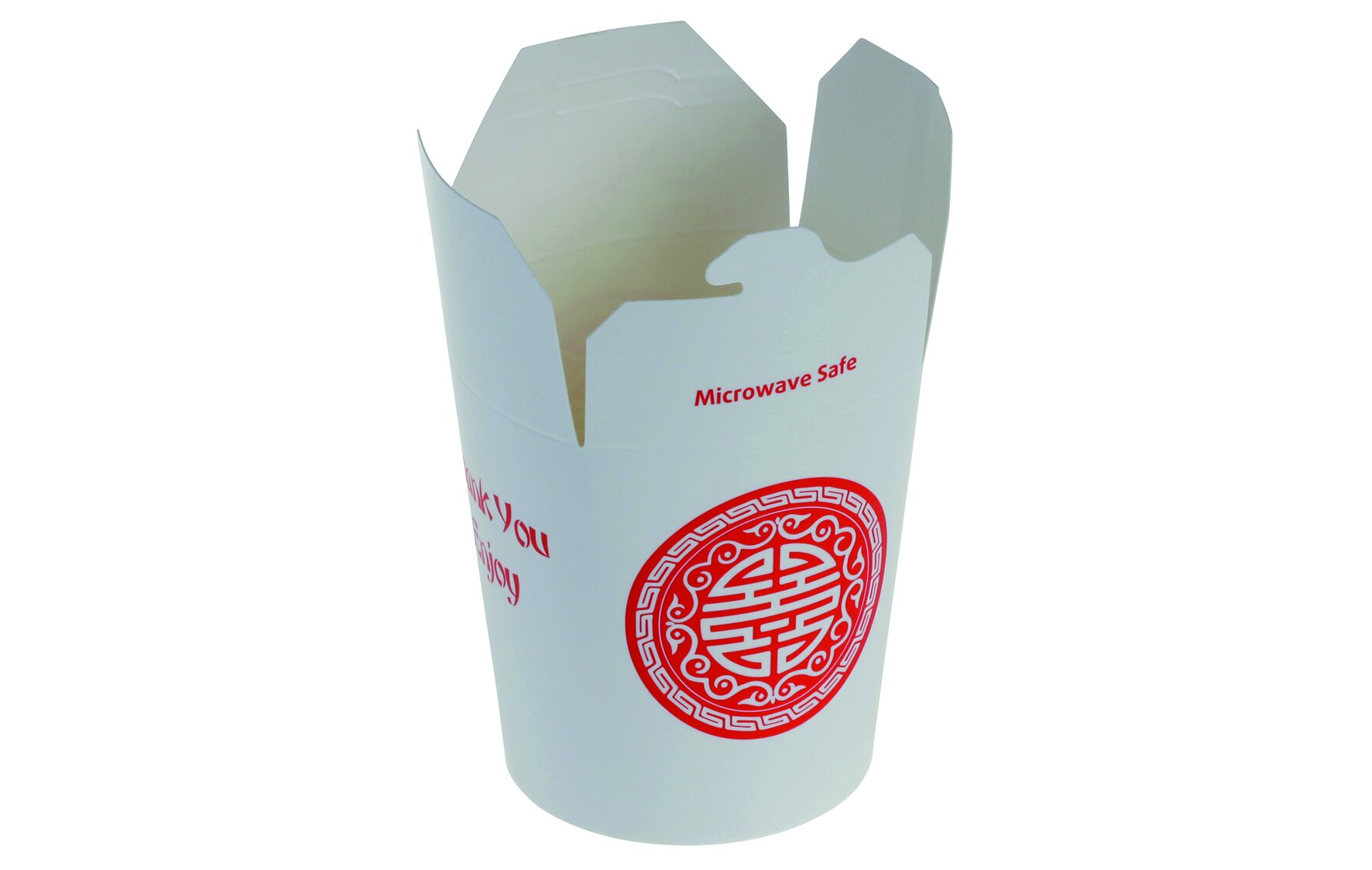 Take-away Box Asia-Druck suplesse  Karton/PE, weiss, 650 ml