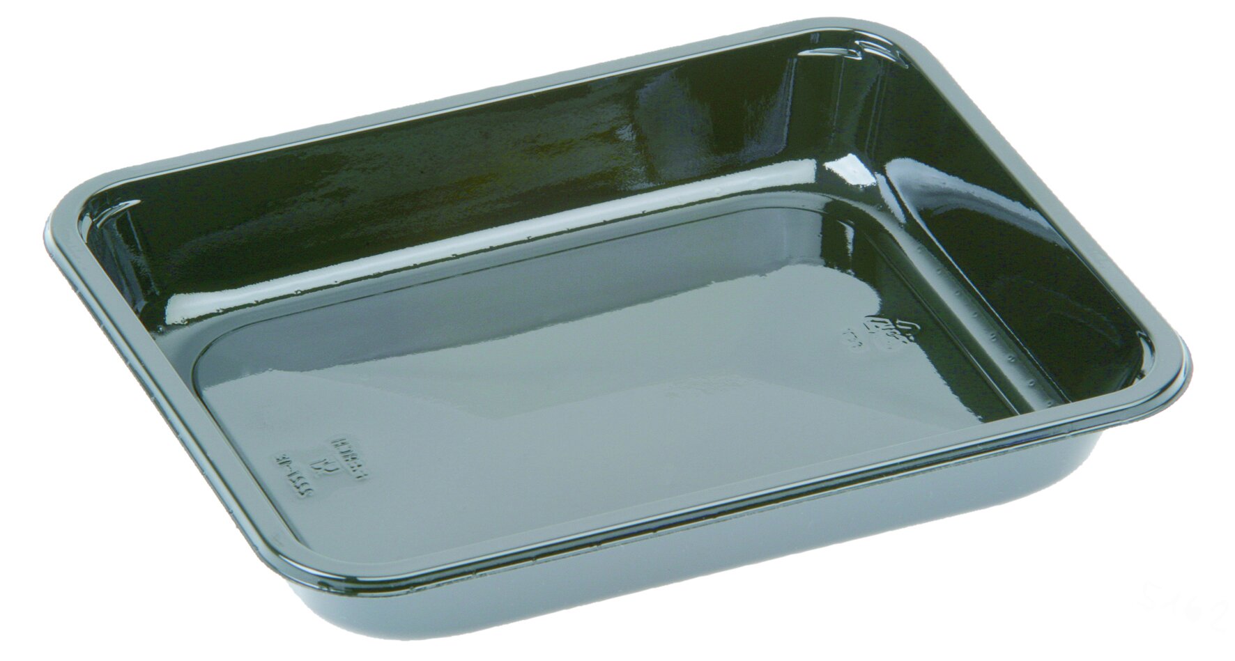 Menüschale suplesse rCPET, schwarz, rechteckig, 1035 ml