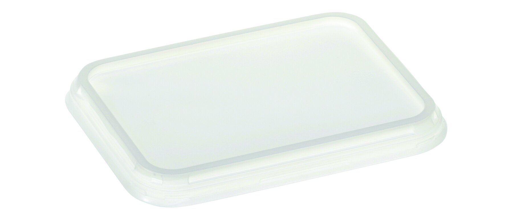 Deckel fest schließend PP, transparent, rechteckig, 18.7 x 13.7 cm