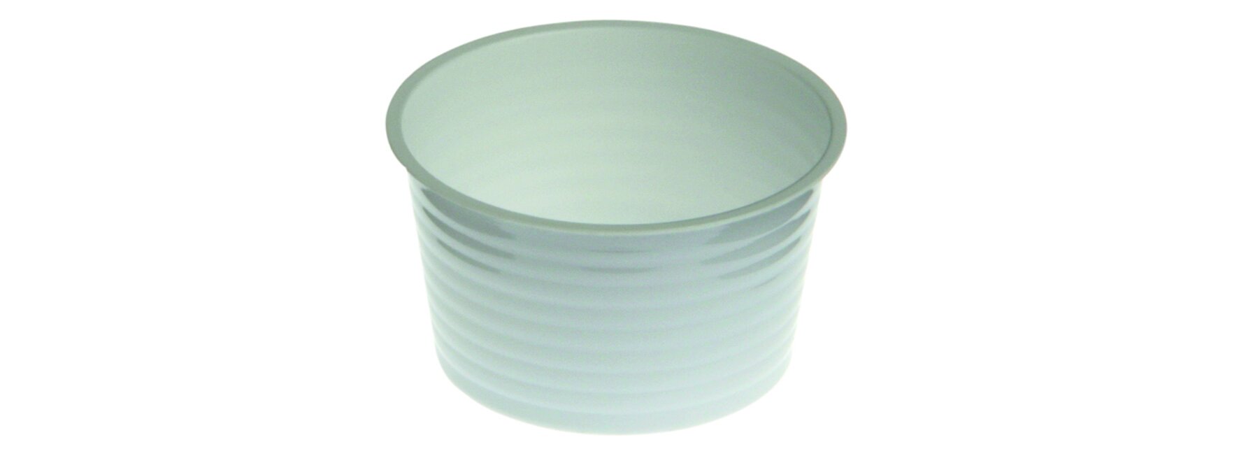 Becher PS, weiss, rund, 50 ml