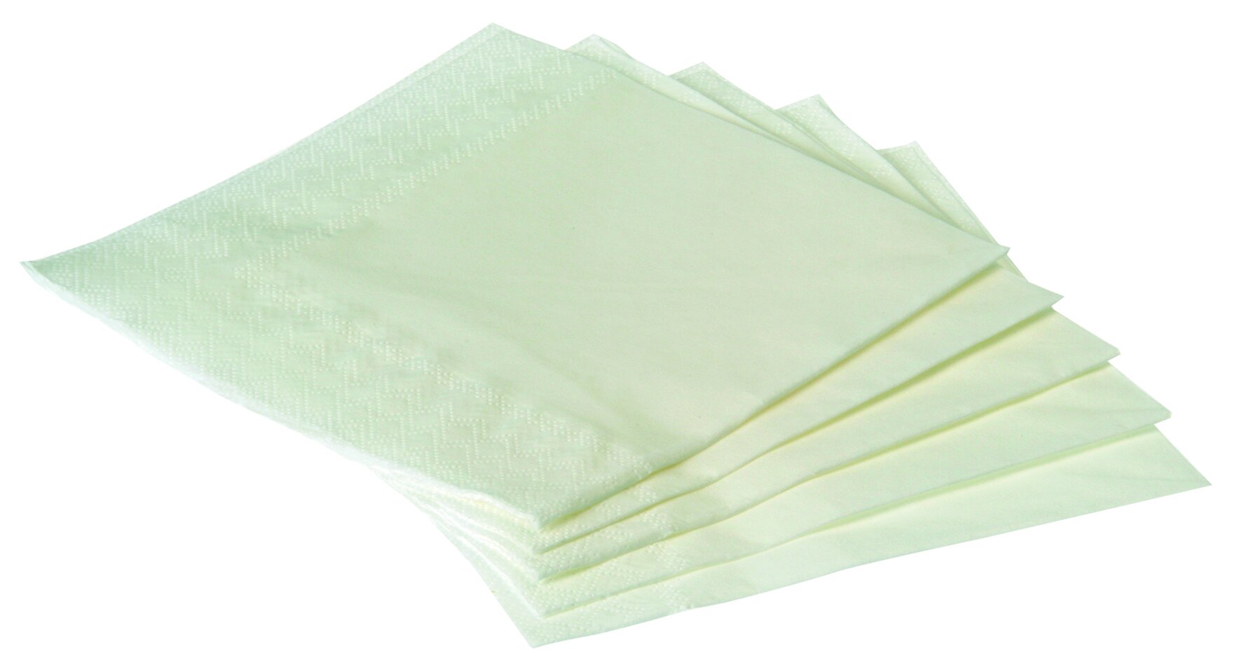 Serviette suplesse Papier, weiss, 2-lagig, 1/4-Falz, 33 x 33 cm