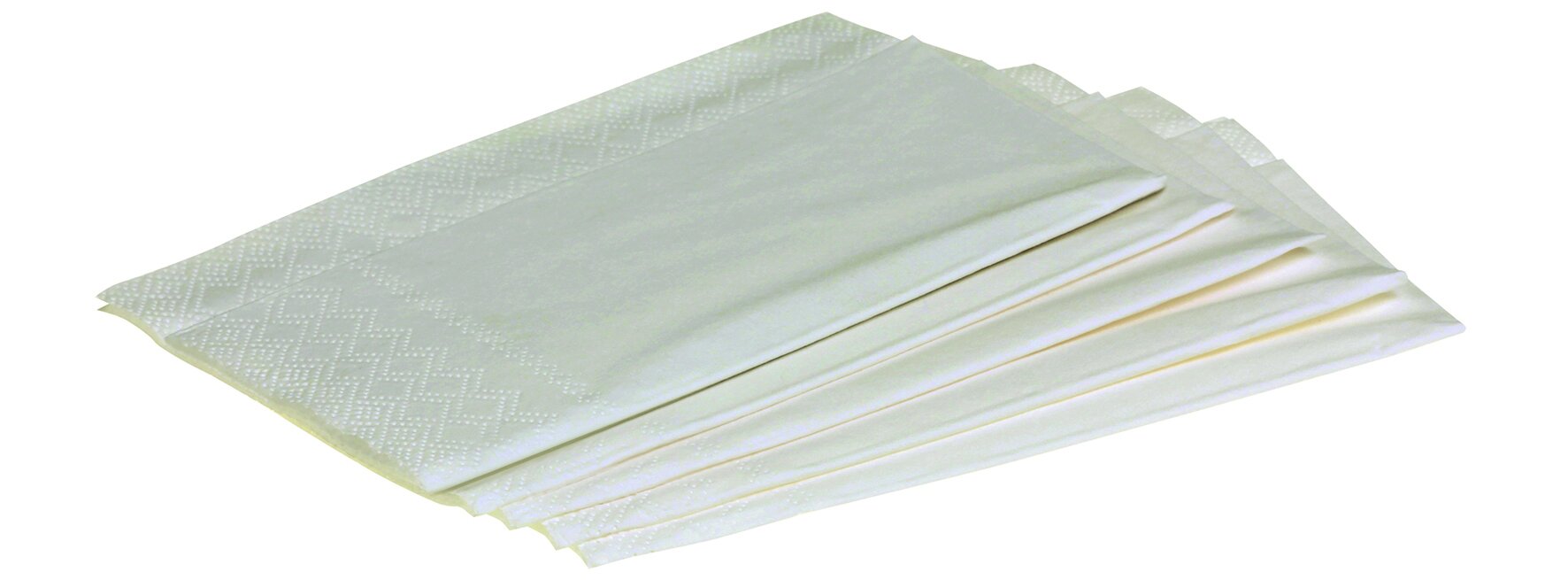 Spenderserviette suplesse Papier, weiss, 2-lagig, Nova-Falz, 33 x 33 cm
