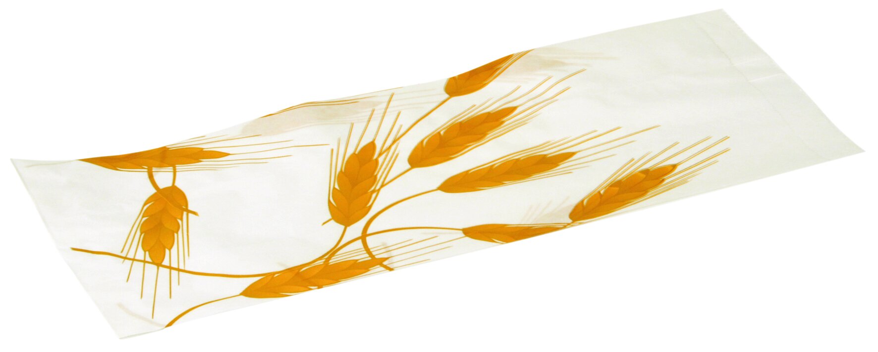 Brotbeutel suplesse Papier, weiss/braun, 45 x 17 cm