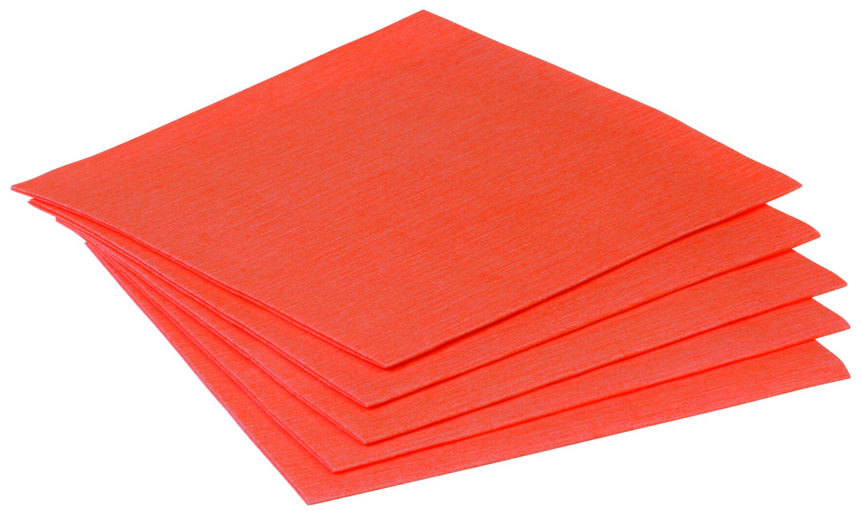 Serviette suplesse Airlaid, orange, 1/4-Falz, 40 x 40 cm