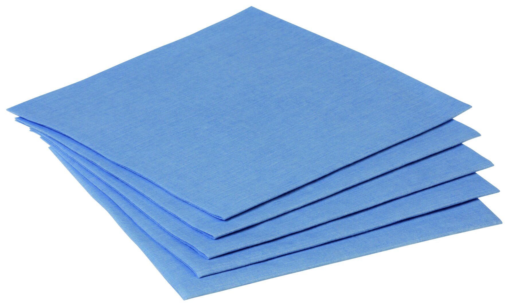 Serviette suplesse Airlaid, blau, 1/4-Falz, 40 x 40 cm