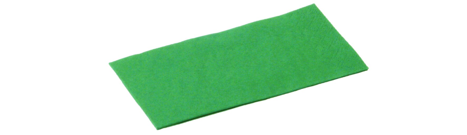 Serviette suplesse Papier, grün, 2-lagig, 1/8-Falz, 33 x 33 cm