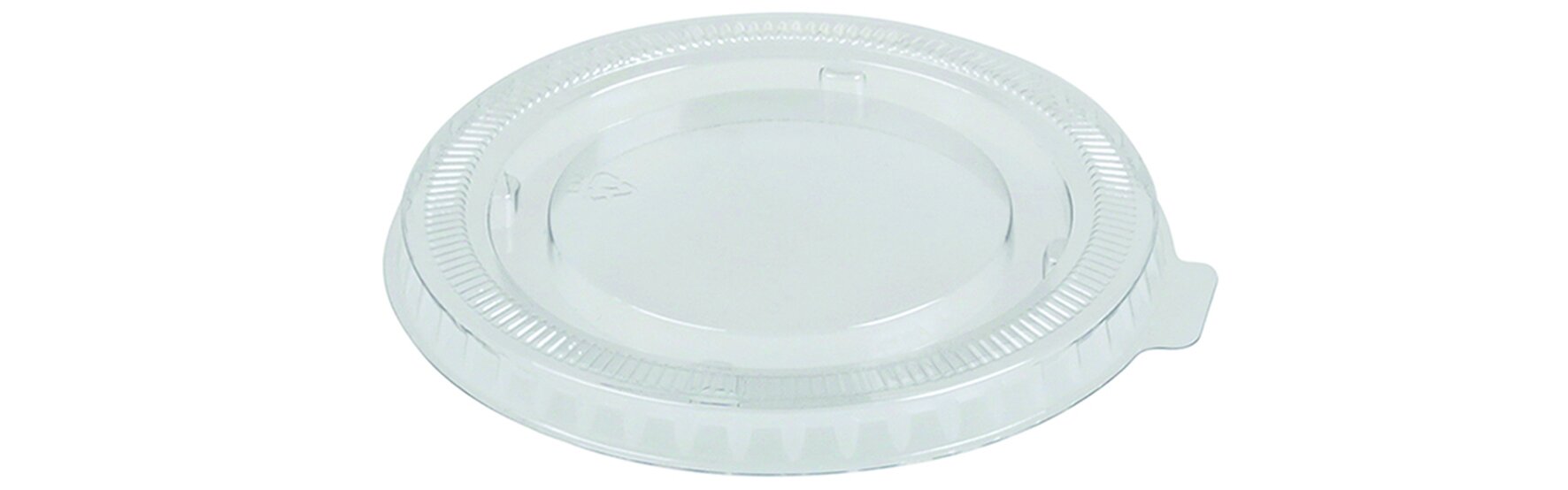 Deckel suplesse rPET, transparent, rund, Ø 9.3 cm