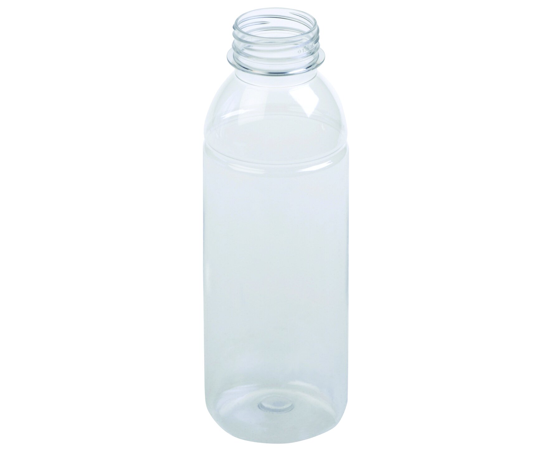Weithalsflasche Classic PET, transparent, 500 ml