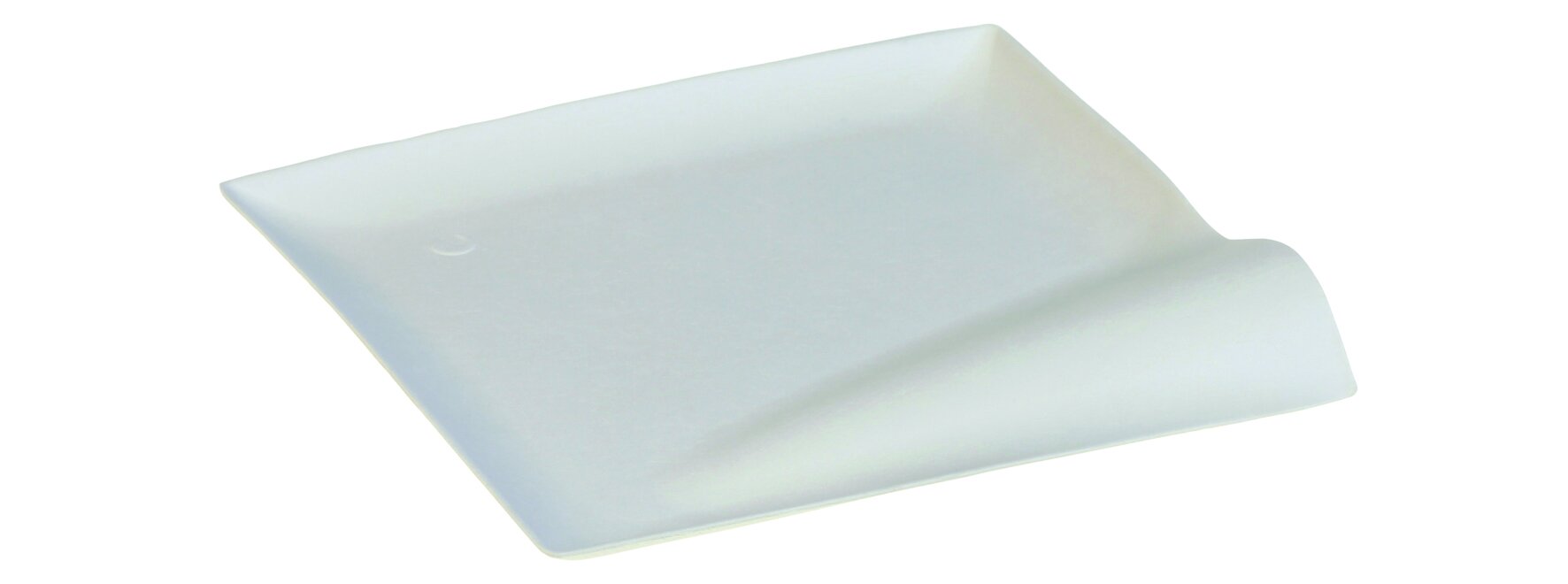 Teller naturesse Wave Zuckerrohr, 15 x 15 cm