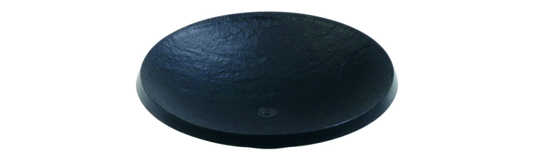 Teller designline Piedra PS, schwarz, rund, Ø 6.5 cm