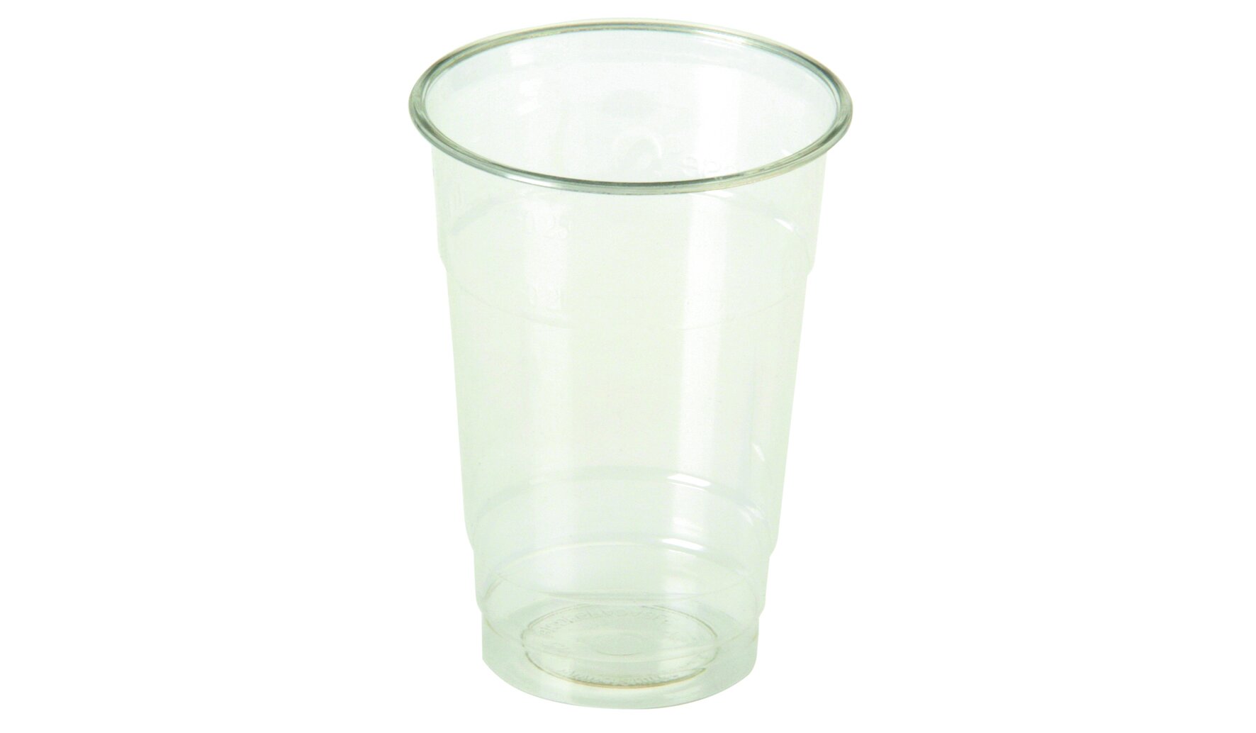 Trinkbecher geeicht naturesse PLA, transparent, 2 dl